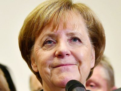La chancelière allemande Angela Merkel, le 19 novembre 2017 - Tobias SCHWARZ [AFP]