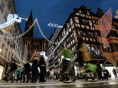 Le marché de Noël de Strasbourg est un des premiers créé en Europe - FREDERICK FLORIN [AFP/Archives]