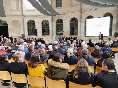 Un public nombreux a participé à la réunion d'information de ce mercredi 22 novembre 2017. - Alençon