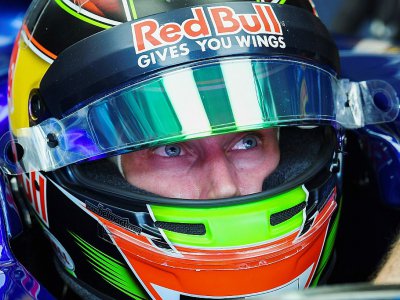 Brendon Hartley (Toro Rosso) sera pénalisé de dix places au départ du Grand Prix d'Abou Dhabi, 20e et dernière manche de la saison de Formule 1 dimanche, pour avoir une nouvelle fois changé un élément de son moteur au-delà de la limite autorisée - EVARISTO SA [AFP/Archives]