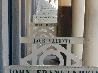 Chaque cabines installée sur les planches de Deauville rend hommage à des personnalités du cinéma américain. - Thibault Deslandes