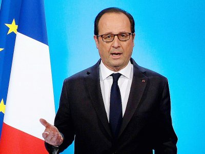 François Hollande annonçant le 1er décembre 2016 son intention de ne pas se présenter à la présidentielle de 2017 - STAFF [AFP/Archives]