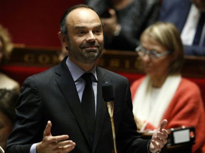 Edouard Philippe lors des questions au gouvernement à l'Assemblée nationale, le 29 novembre 2017 - Patrick KOVARIK [AFP]