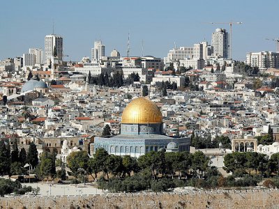 Vue de Jérusalem le 1er décembre 2017 - THOMAS COEX [AFP/Archives]