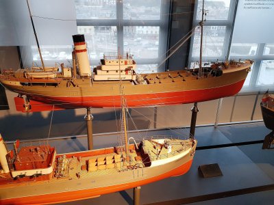 Le musée des Pêcheries accueille de nombreuses maquettes de bateaux. - Gilles Anthoine