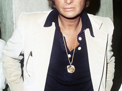 Johnny Hallyday le 6 mai 1976 à Paris - [AFP/Archives]