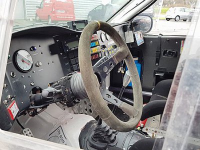 La voiture de Johnny Hallyday construite par André Dessoude en 2002 n'a plus de pilote ce matin du 6 décembre 2017 - Jean-Baptiste Bancaud