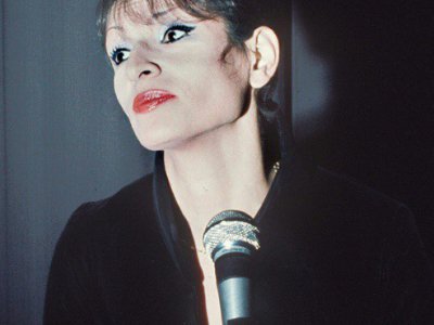 La chanteuse Barbara sur scène le 13 février 1971 - DSK [AFP/Archives]