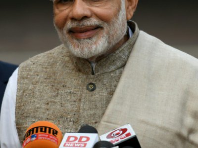 Le Premier ministre indien Narendra Modi à New Delhi le 15 décembre 2017 - MONEY SHARMA [AFP]