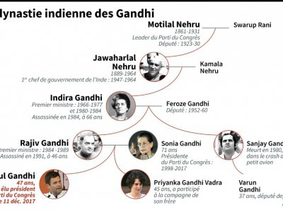 La dynastie indienne des Gandhi - AFP [AFP]
