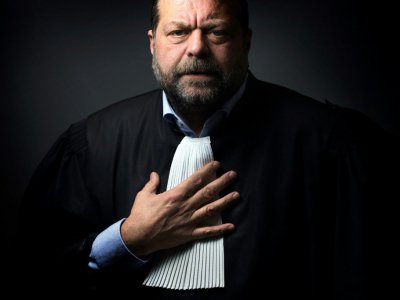 Eric Dupond-Moretti le 29 janvier 2015, au tribunal de Bobigny - Joël SAGET [AFP/Archives]
