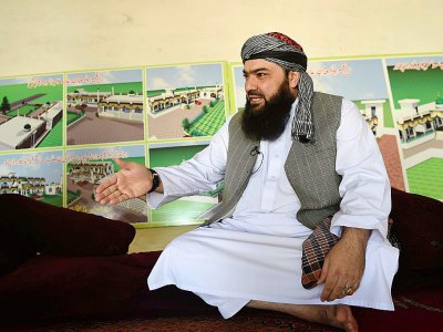 Mohammad Tayyab Qureshi, imam de la principale mosquée de Peshawar, lors d'une interview avec l'AFP, le 25 octobre 2017 à Peshawar - ABDUL MAJEED [AFP]