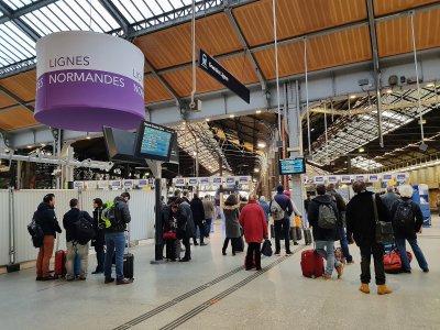 La gare Saint-Lazare a enclenché un processus de "normandisation", avec dès l'été prochain des espaces de vente dédiés. - Célia Caradec