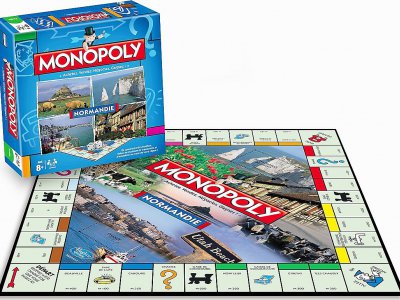 Le Monopoly version Normandie, avec les plus belles communes de la région. - Monopolia