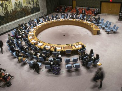 Réunion en urgence du Conseil de sécurité le 29 novembre 2017 après le lancement d'un missile ballistique par la Corée du Nord - KENA BETANCUR [AFP/Archives]