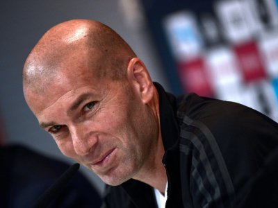 Le coach du Real Madrid, Zinedine Zidane, le 22 décembre à Madrid - PIERRE-PHILIPPE MARCOU [AFP]