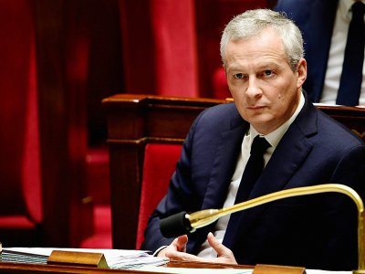 Le ministre de l'Économie Bruno Le Maire attends à l'Assemblée Nationale, le 15 novembre 2017 à Paris - Martin BUREAU [AFP/Archives]