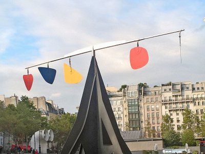 Horizontal, l'œuvre d'Alexander Calder, sera installée au mois de mars sur le parvis du musée des Beaux-Arts à Rouen. - Sylvain Amic / RMM