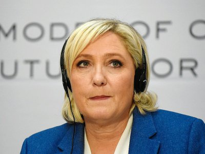 Marine Le Pen à Prague le 16 décembre 2017 - Michal CIZEK [AFP/Archives]