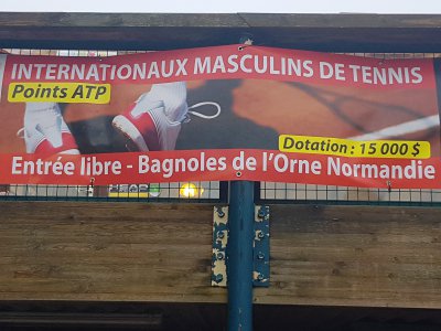 Le tournoi Future de Bagnoles de l'Orne du 6 au 14 janvier 2018. - Eric Mas