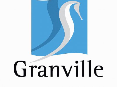L'ancien logo de la Ville de Granville représentant une hippocampe. - Dr