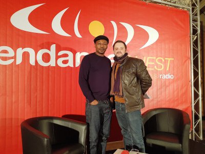 MC Solaar et Charles Douchy, programmateur de la radio Tendance Ouest - Margaux Rousset