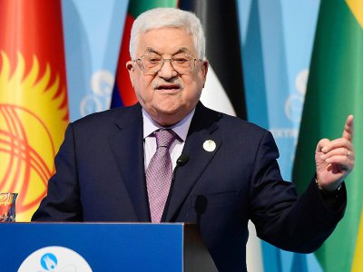 Le président palestinien Mahmoud Abbas à Istanbul le 13 décembre 2017 - YASIN AKGUL [AFP/Archives]