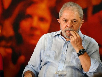 L'ancien président brésilien Lula, le 25 janvier 2018 à Sao Paulo - Nelson Almeida [AFP]