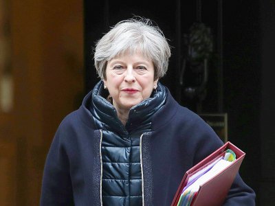 La Première ministre britannique Theresa May à Londres le 24 janvier 2018 - Daniel LEAL-OLIVAS [AFP]