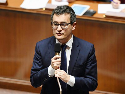 Gérald Darmanin, ministre de l'Action et des Comptes publics, à l'Assemblée nationale à Paris le 31 janvier 2018 - ALAIN JOCARD [AFP]