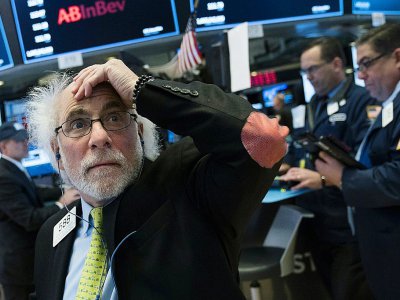 Traders sur le New York Stock Exchange le 2 février 2018 - Drew Angerer [GETTY IMAGES NORTH AMERICA/AFP/Archives]