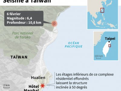 Séisme à Taïwan - Laurence CHU [AFP]