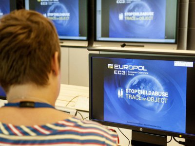 Au siège d'Europol à La Haye, en mai 2017 - Jan HENNOP [AFP/Archives]