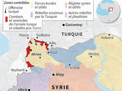 L'offensive turque sur Afrine - [AFP]