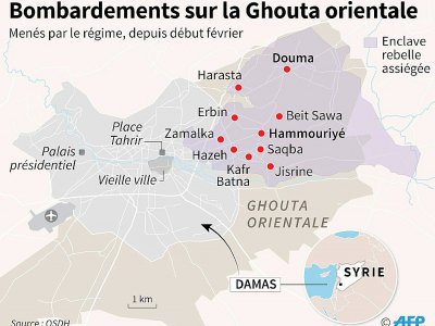 Bombardements du régime sur la Ghouta orientale - Omar KAMAL [AFP]