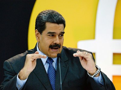 Nicolas Maduro, le 20 février 2018 à Caracas - FEDERICO PARRA [AFP]