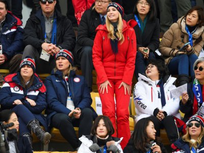 Ivanka Trump la fille du président américain aux JO de Pyeongchang le 24 février 2018 - FRANCK FIFE [AFP]
