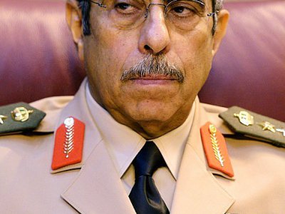 Le général Abdel Rahmane ben Saleh al-Bunyan, chef d'Etat-major saoudien limogé le 26 février 2018. Photo prise le 22 avril 2015 au siège de la Ligue arabe au Caire - Mohamed el-Shahed [AFP/Archives]