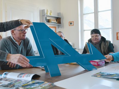 Le logo d'Alpine sera reproduit en chocolat par les ateliers Auzou. - Amaury Tremblay