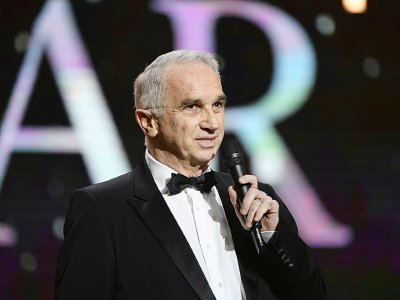Le producteur et patron des César Alain Terzian, lors de la 42e cérémonie le 24 février 2017 salle Pleyel à Paris - bertrand GUAY [AFP/Archives]