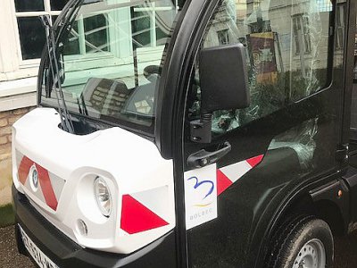 Le camion benne électrique utilisé par la ville de Bolbec depuis février 2018. - Gilles Anthoine