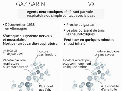 Gaz sarin, VX : 2 puissants agents innervants - Alain BOMMENEL, Sabrina BLANCHARD [AFP]