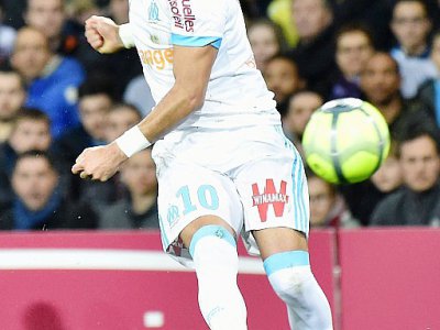 L'attaquant de l'Olympique de Marseille, Dimitri Payet, lors du match de L1 face à Toulouse, le 11 mars 2018 - PASCAL PAVANI [AFP/Archives]