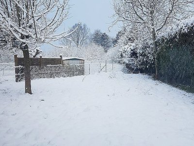 Beaucoup de neige en plein cœur du Pays de Caux comme ici à Fongueusemare (près de Criquetot-L'Esneval). - Lisa Dono