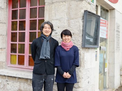 Kenta et Akira Hirakawa vont ouvrir leur pâtisserie et salon de thé japonais au mois d'avril, place de l'Hôtel de ville. - Amaury Tremblay
