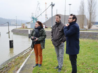 Le Département de Seine-Maritime, le Groupement d'intérêt public Seine-aval et le Laboratoire environnement eau et systèmes urbains sont associés dans ce projet. - Amaury Tremblay