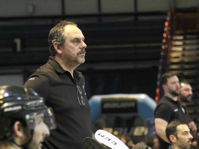 Bernard Seguy, entraineur de Caen mais aussi sélectionneur de l'Équipe de France de roller-hockey. - Léa Quinio