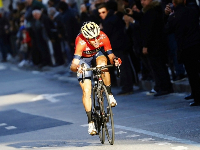 L'Italien Vincenzo Nibali lors de Milan-San Remo, le 17 mars 2018 - Luca Bettini [POOL/AFP/Archives]