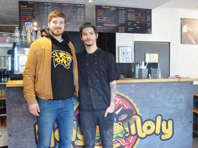 Le restaurant Holy Moly a ouvert en 2012 sous le nom de Holy Cow, il est le plus ancien burger de Rouen. - Amaury Tremblay
