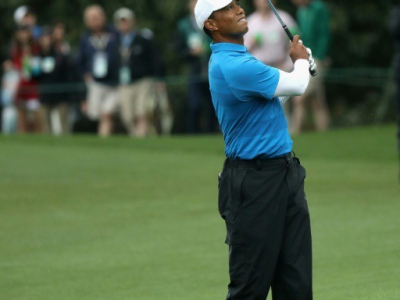 L'Américain Tiger Woods lors du 3e tour du Masters 2018 de golf, le 7 avril 2018 à Augusta - Patrick Smith [Getty/AFP]